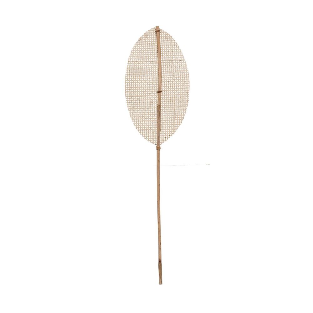Tige décorative en bambou et rotin h 78 cm