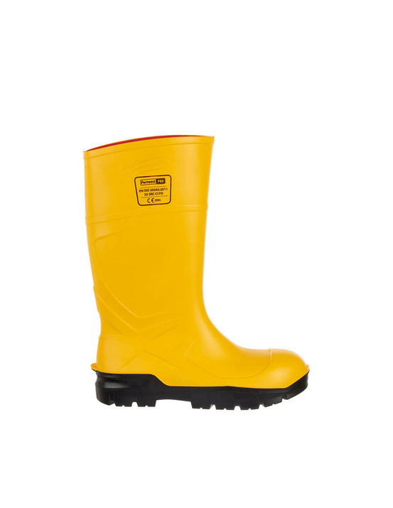 Botte pu s5 ci fo couleur : jaune taille 40 - portwest