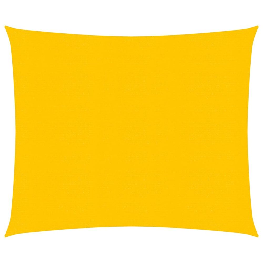 Voile d'ombrage 160 g/m² carré jaune 5x5 m pehd