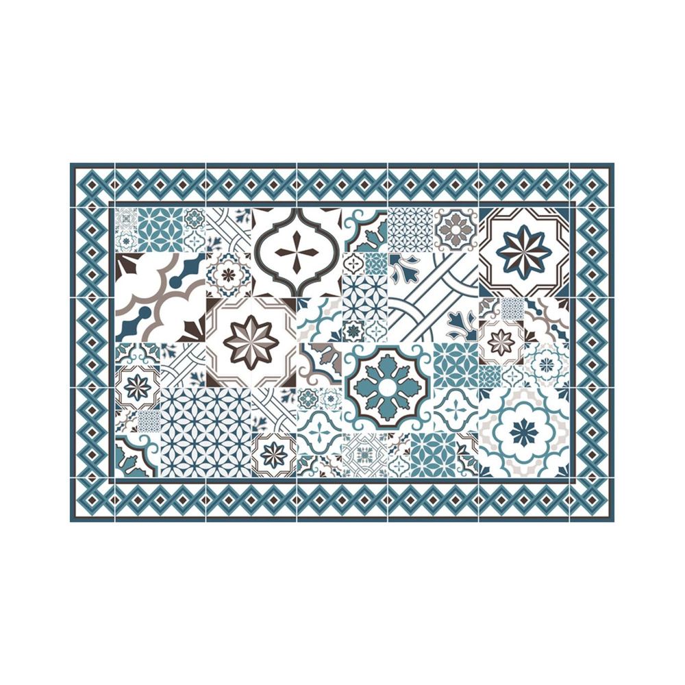 Tapis décoratif en vinyle 50 x 75 cm