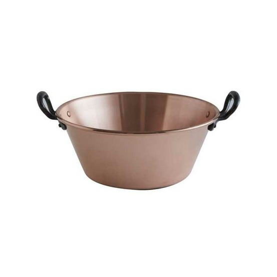Bassine confiture cuivre 17/10 26cm 3l induction baumalu - 207024