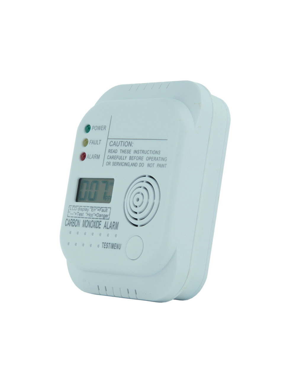 Détecteur de monoxyde de carbone avec ecran