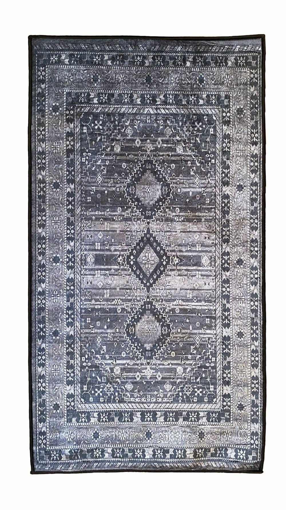 Tapis d'intérieur maghreb 160 x 230 cm - gris