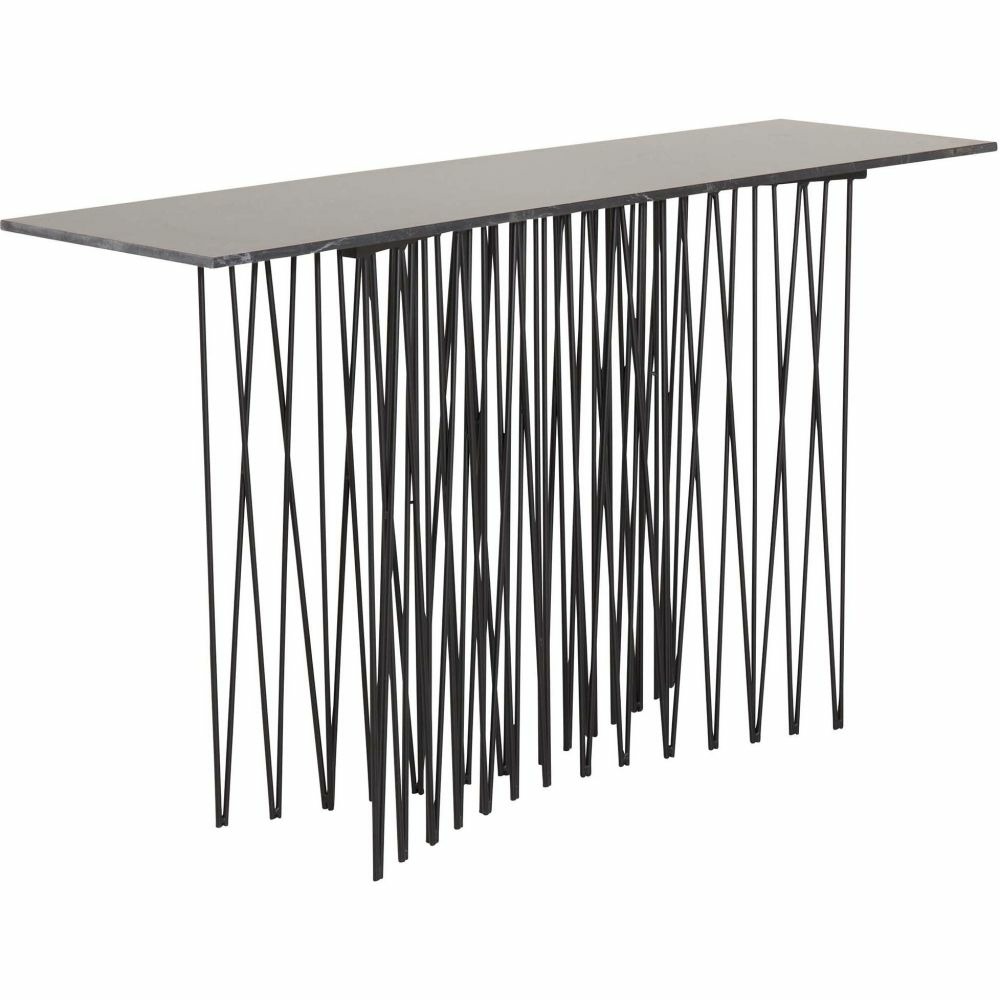 Console effet granit en acier stone