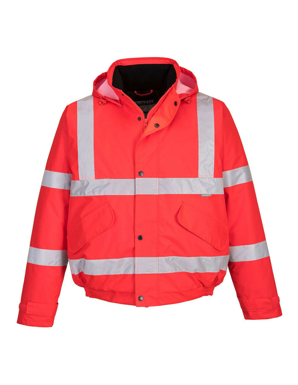 Blouson hi-vis couleur : rouge taille m - portwest