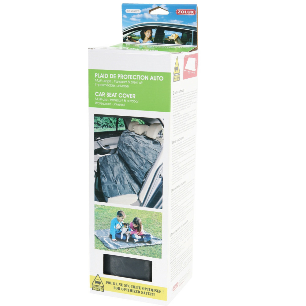 Plaid de protection voiture 127 x 107 cm, pour chien