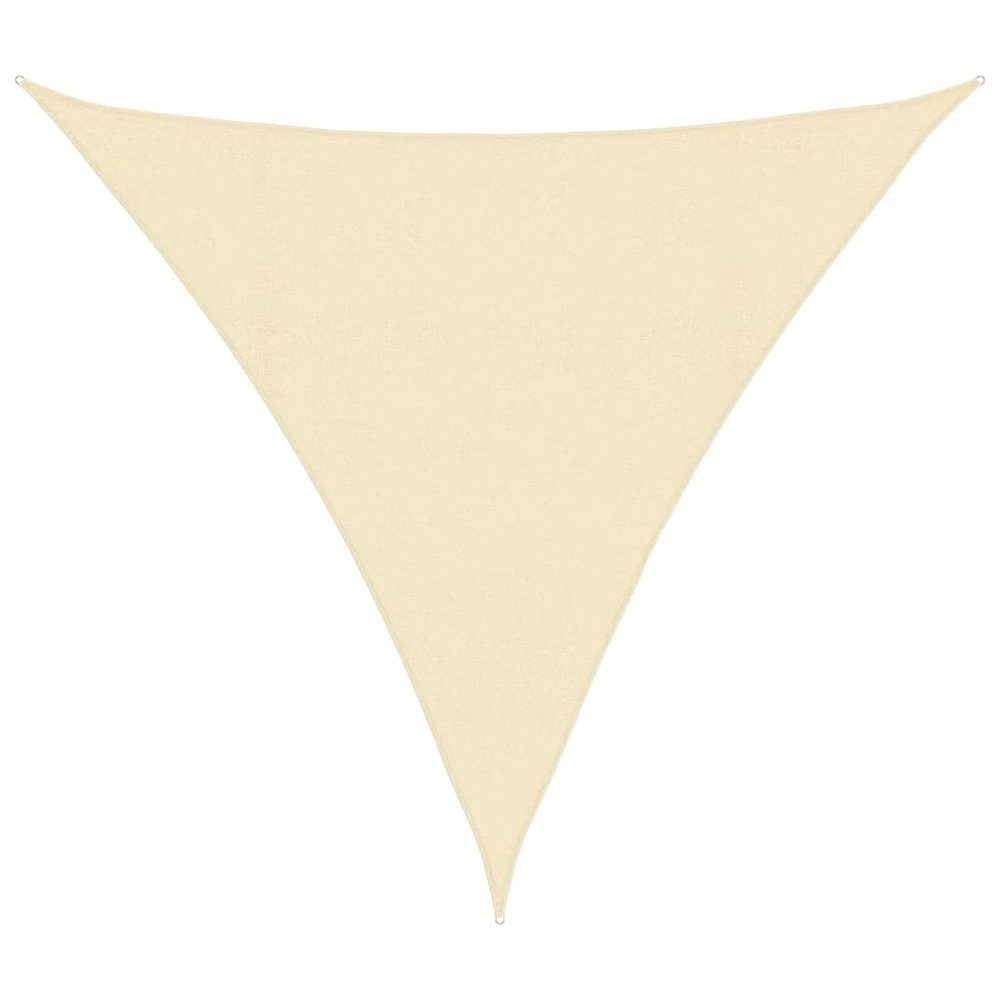 Voile d'ombrage 160 g/m² crème 4,5x4,5x4,5 m pehd