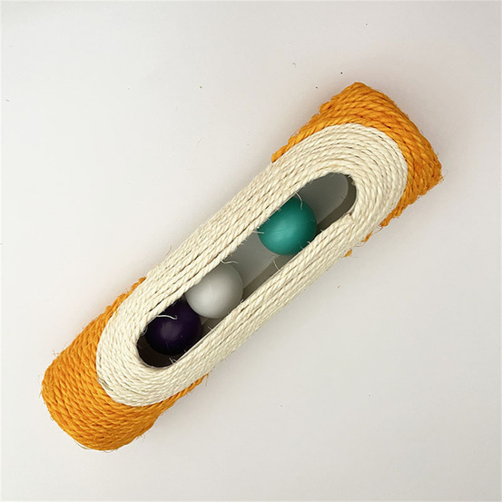 Pilier en corde de sisal avec balle dtopbuyage - chat
