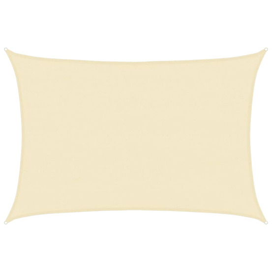 Voile d'ombrage 160 g/m² crème 4x5 m pehd