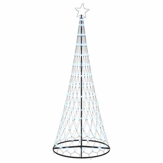 Arbre de noël led blanc froid 100 x 100 x 250 cm métal