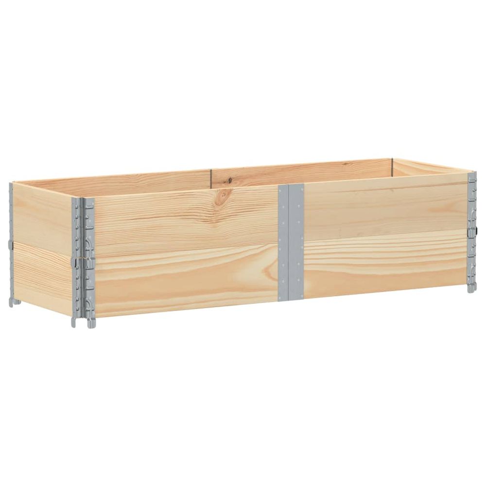 Jardinière 150x50 cm bois de pin massif