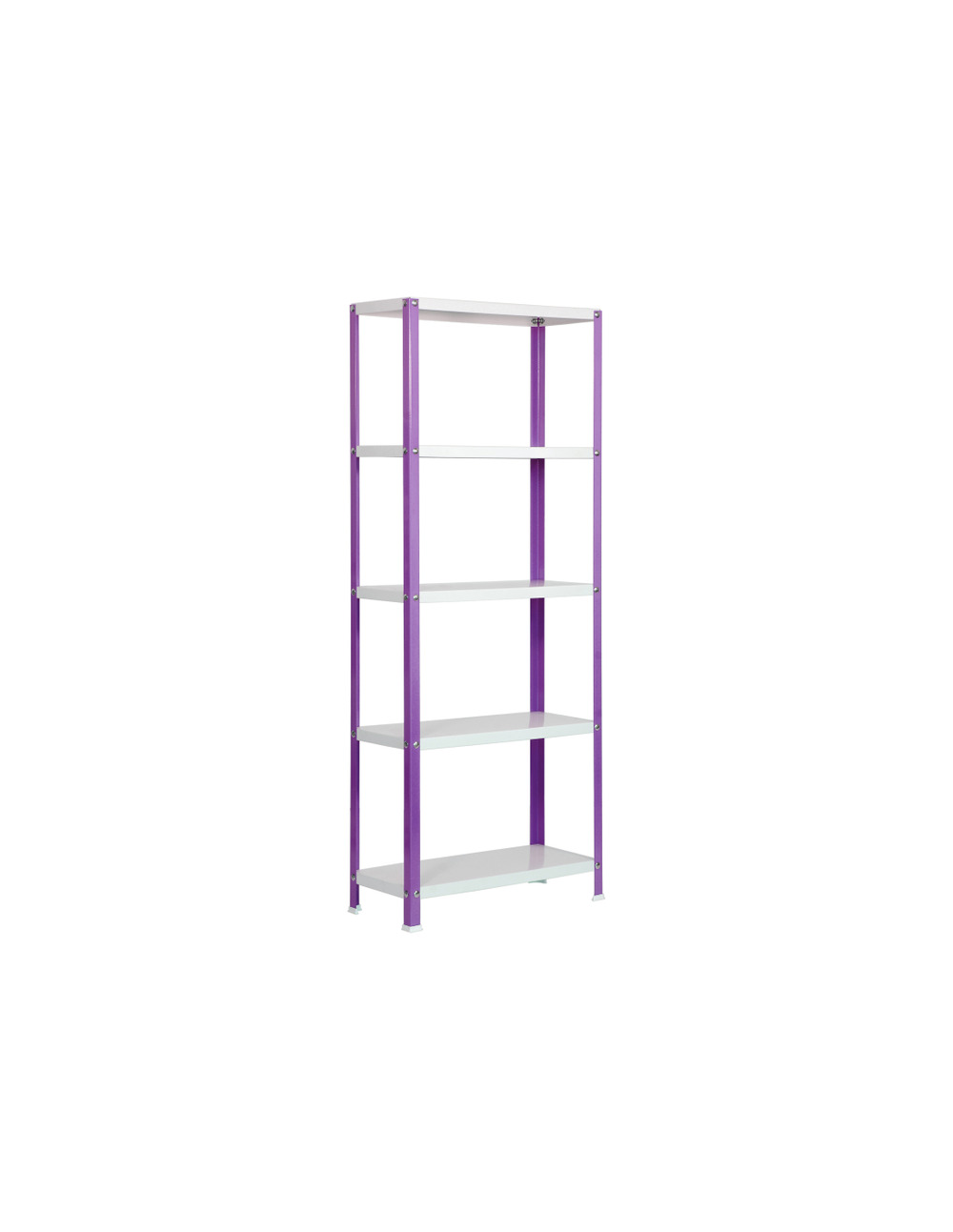 Etagère légère sans vis simonhome classic mini 5/400 violet/blanc violet/blanc 1800x800x400 - simonrack