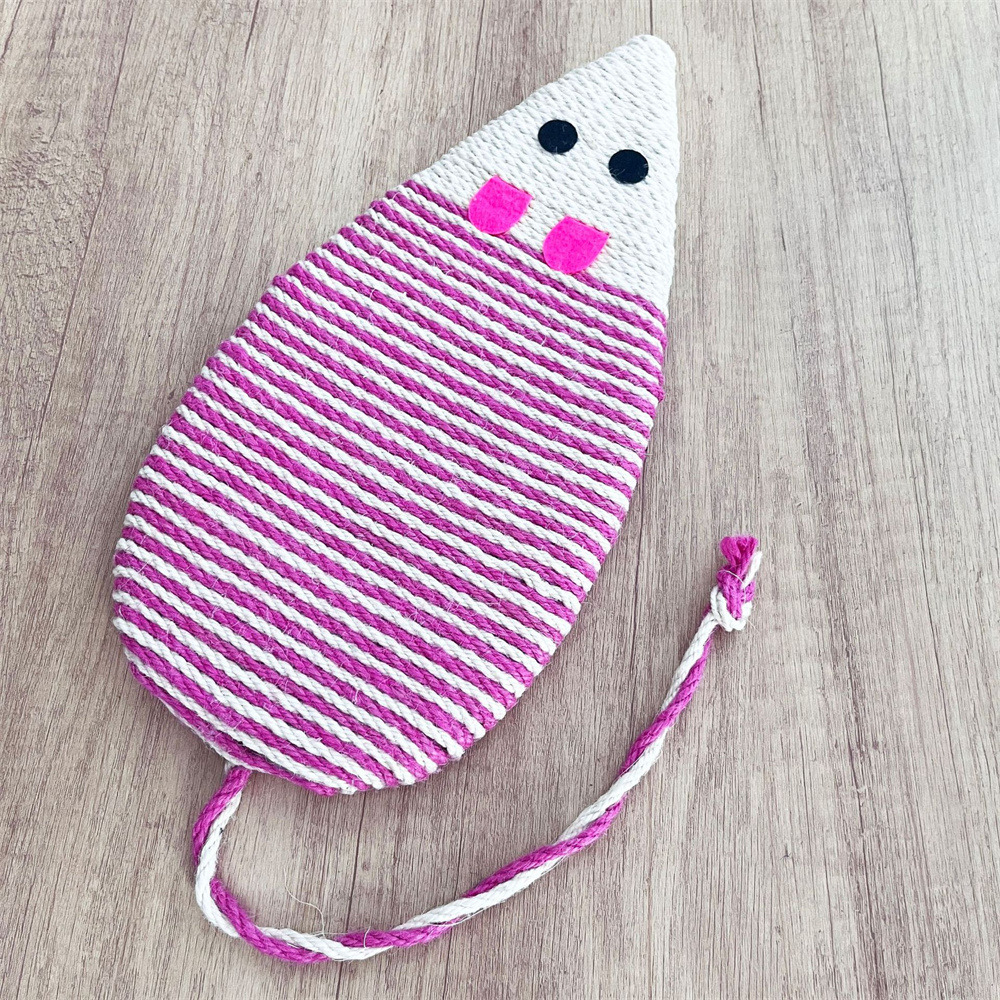 Dtopbuyage 1pc planche à gratter pour chat en forme de souris