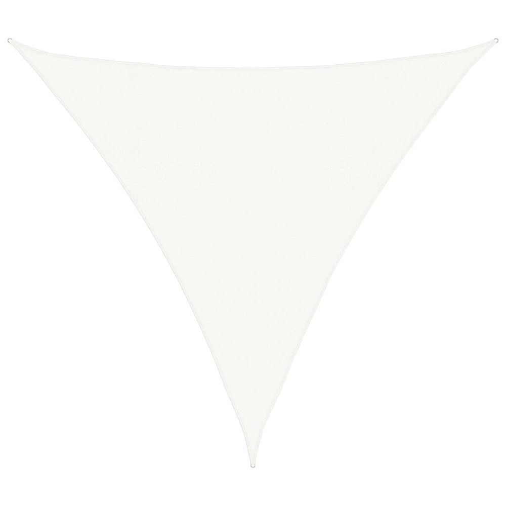 Voile d'ombrage 160 g/m² blanc 4,5x4,5x4,5 m pehd