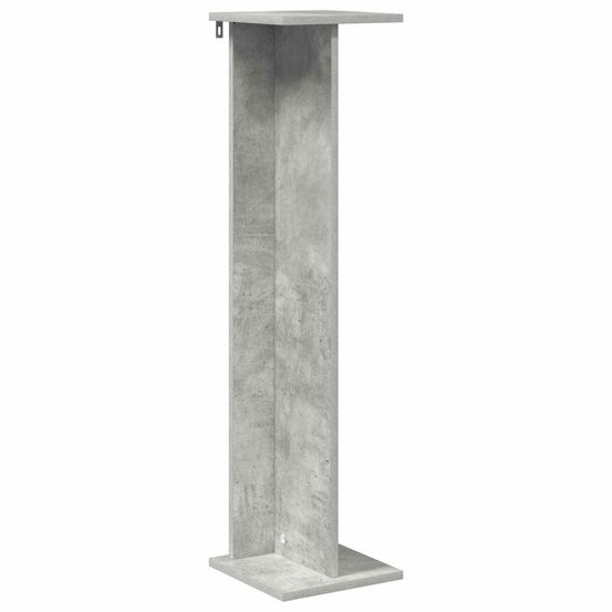 Support de plante gris béton 25 x 25,5 x 100,5 cm