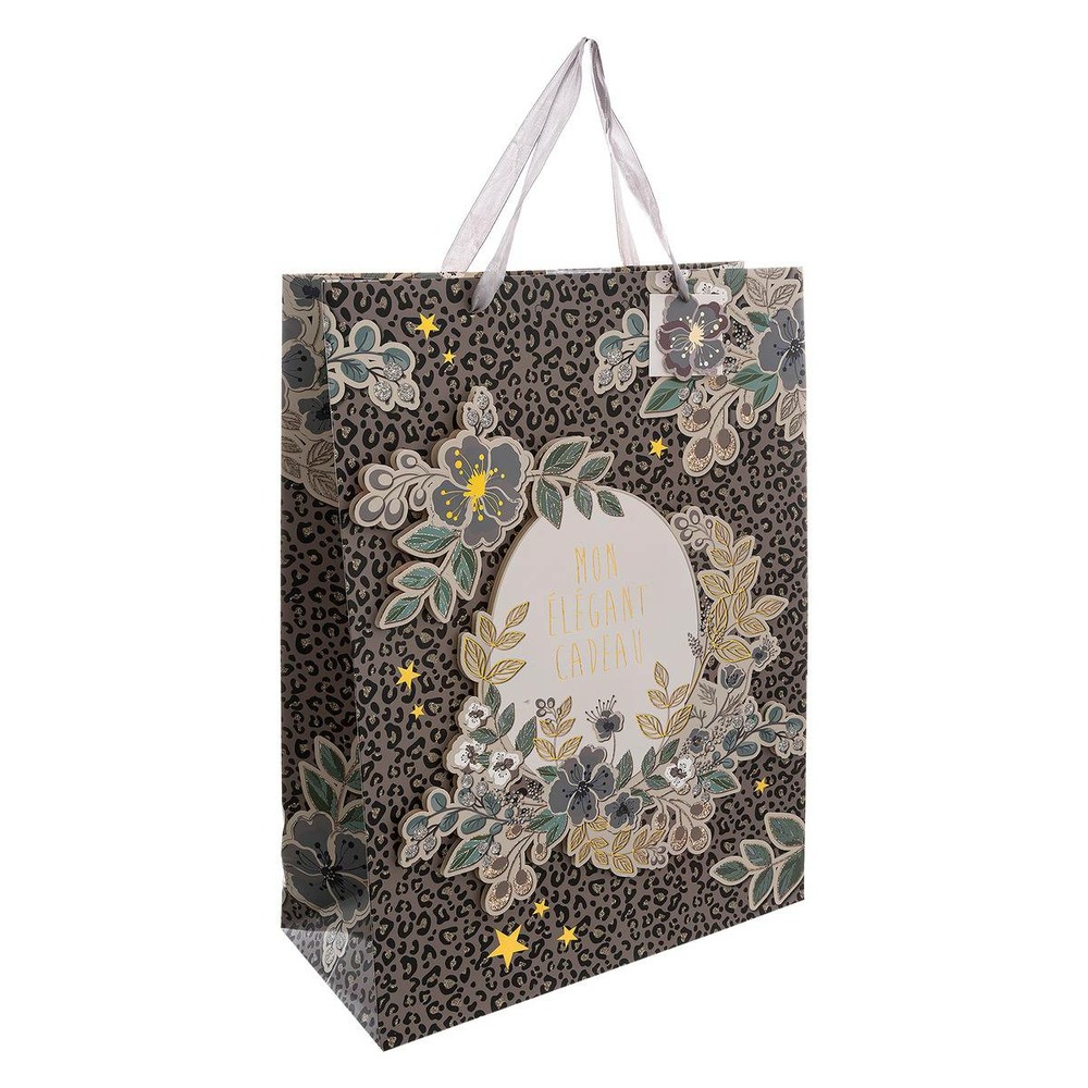 Sac cadeau manoir hiver gm