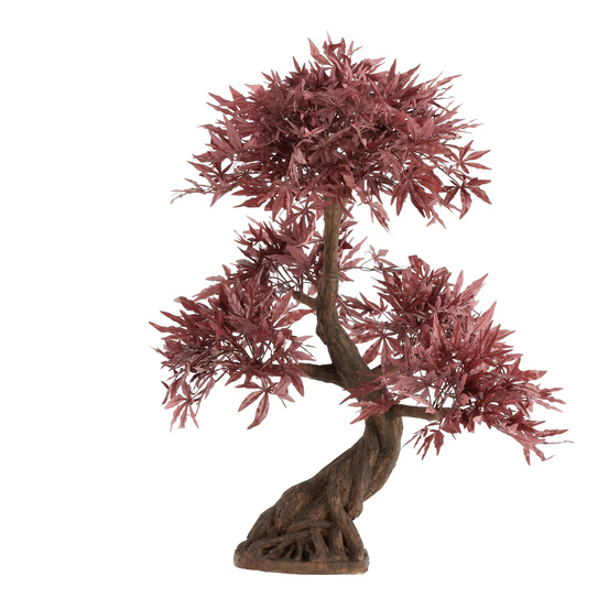 Bonsaï acer japonais artificiel deluxe 100cm bourgogne