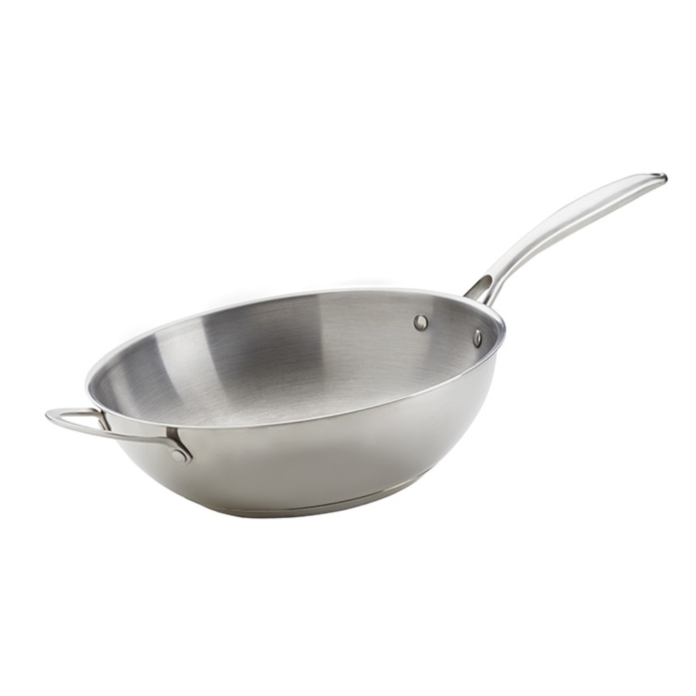 Wok inox 30cm pour barbecue à gaz napoleon