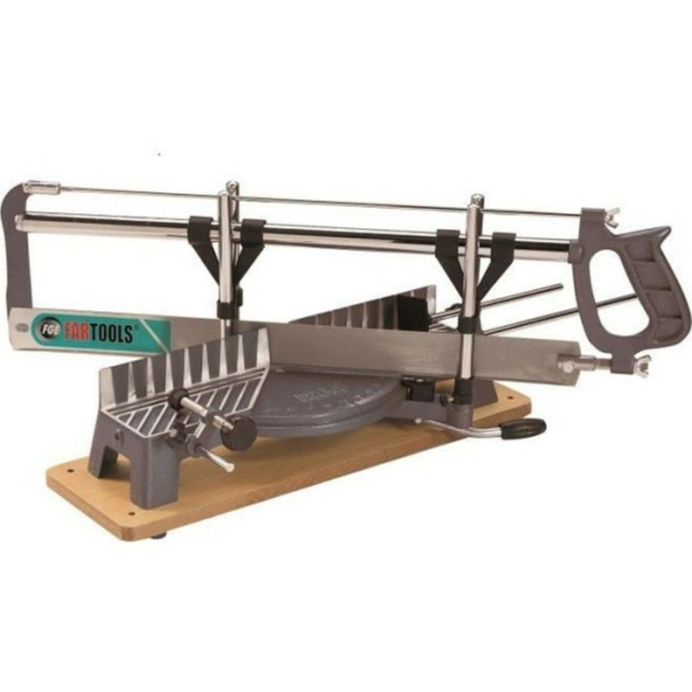 Scie a onglet - - som 550b - lame 14 tpi - capacité de coupe 115mm