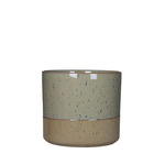 Mica decorations - cache-pot en céramique crème d20,5