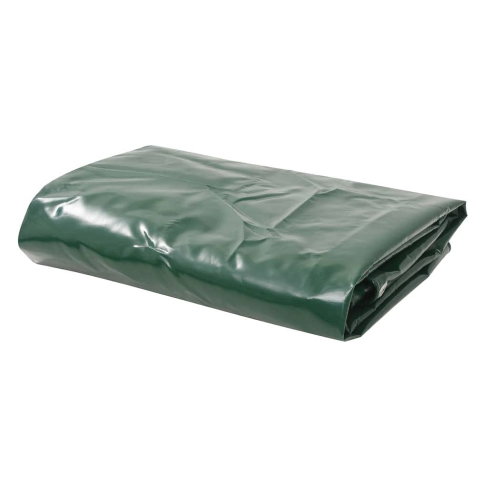 Tarps vert 1,5 x 20 m toile avec revêtement en pvc