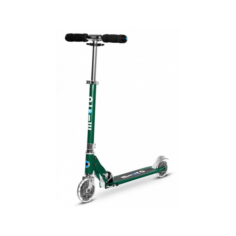 Trottinette sprite led vert sapin