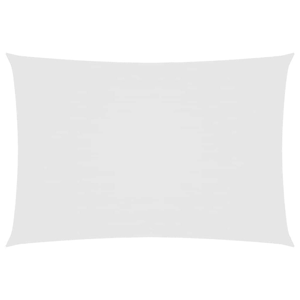 Voile de parasol tissu oxford rectangulaire 2,5x4,5 m blanc