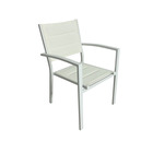 Set de 2 fauteuils de jardin MOD IBIZA blancs