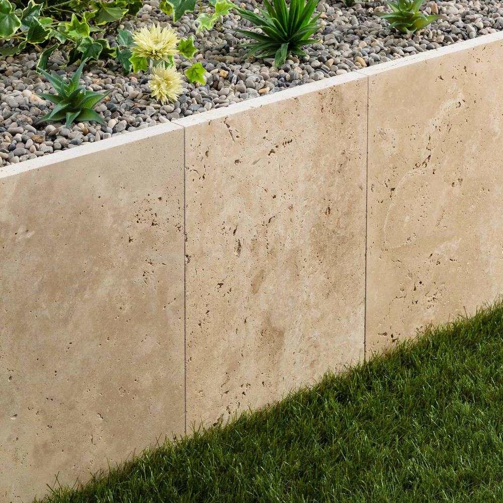 Palis travertin beige clair 61x33x3 cm (à l'unité) - ro'ma nature