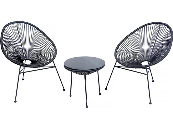 Salon de jardin acapulco en métal