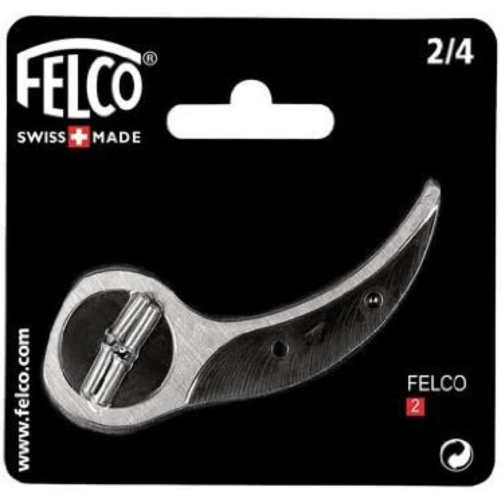 Felco contre-lame de rechange avec rivets 2/4 pour sécateurs felco 2 (lame fiable pour coupes précises)