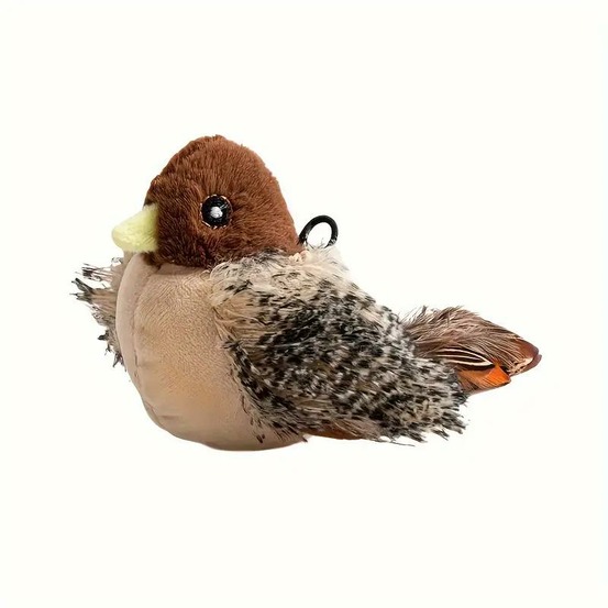 Jouets En Peluche Simulant Le Chant Des Oiseaux, Jouets Pour Chats