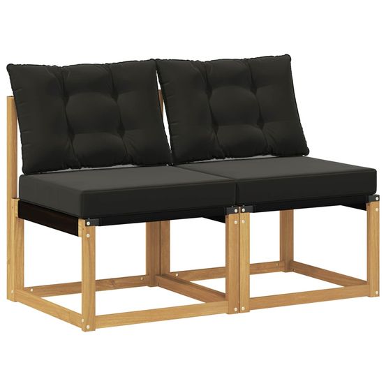 2 pc sofa de milieu extérieur blanc