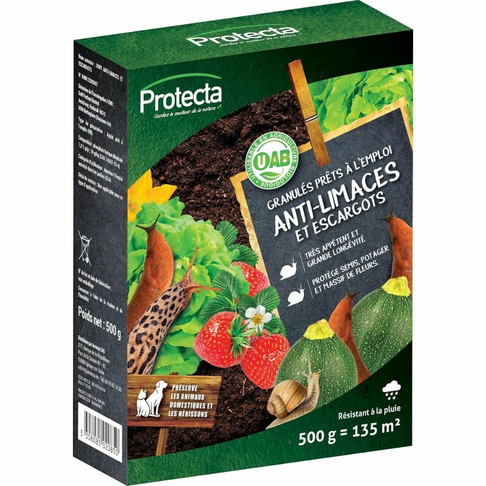 Anti-limaces et escargots – granulés 1% – 500 g