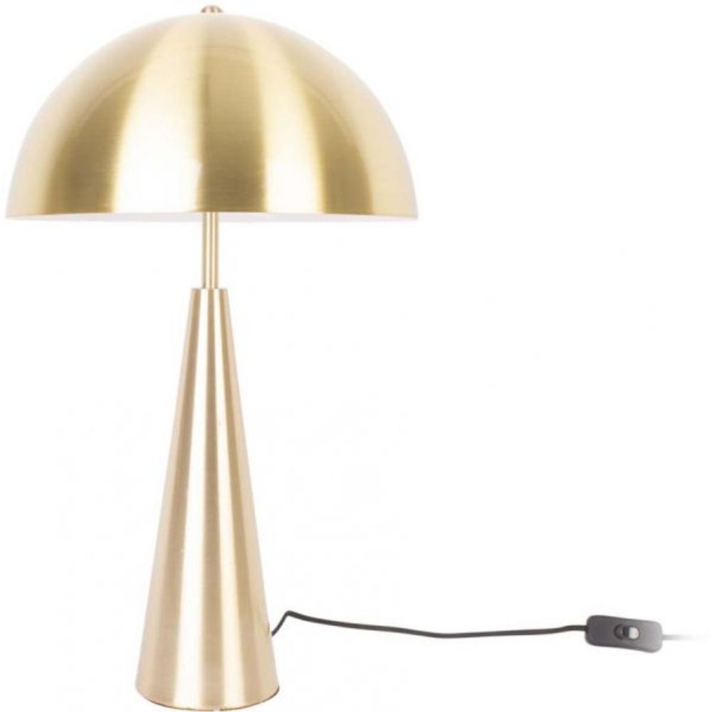 Lampe à poser en métal sublime or brossé