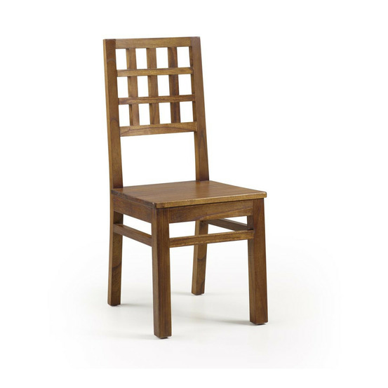 Chaise bois marron - onéline décoration d'autrefois