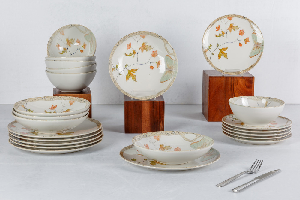 Cosy & trendy service de table farfalla 24 pièces, 6 pièces