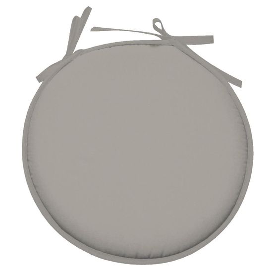 Galette ronde en polyester couleur uni