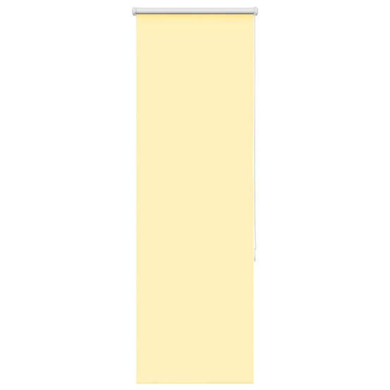Store enrouleur occultant jaune largeur du tissu 55,7 cm