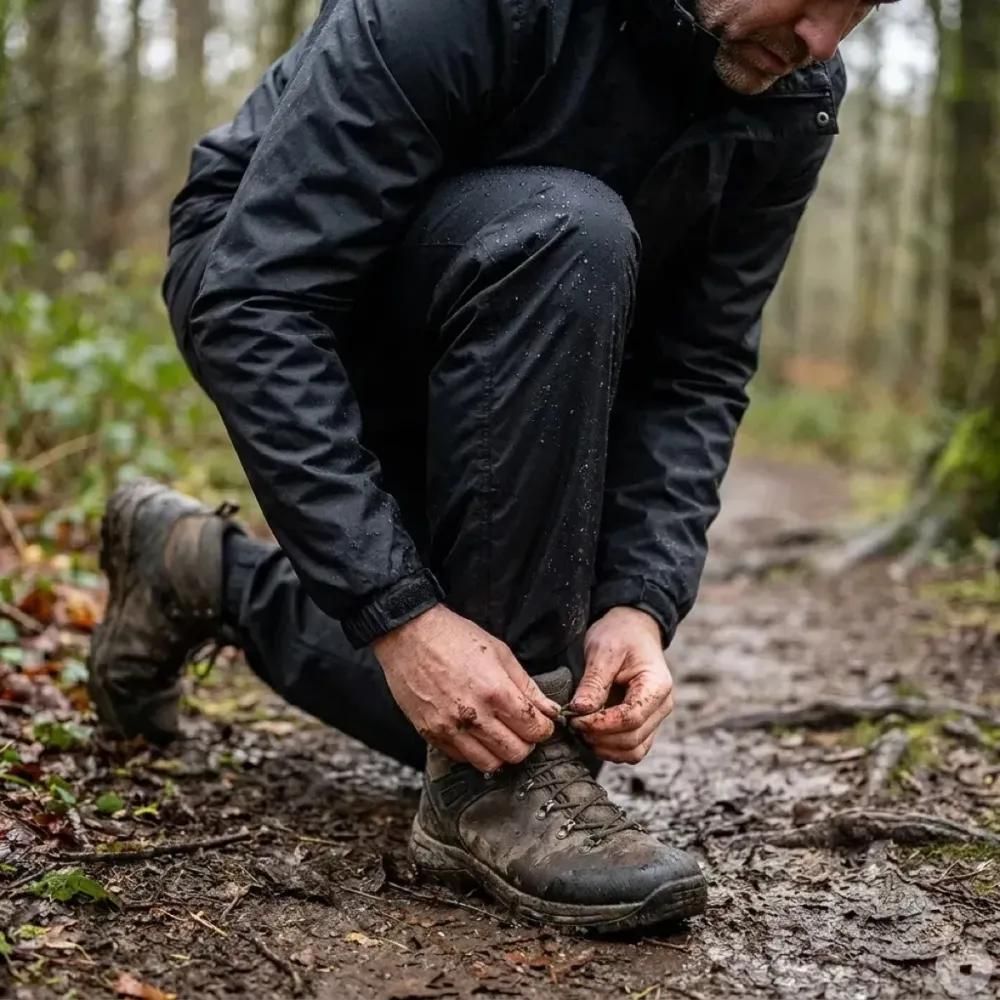Pantalon imperméable ranger noir homme - dca france