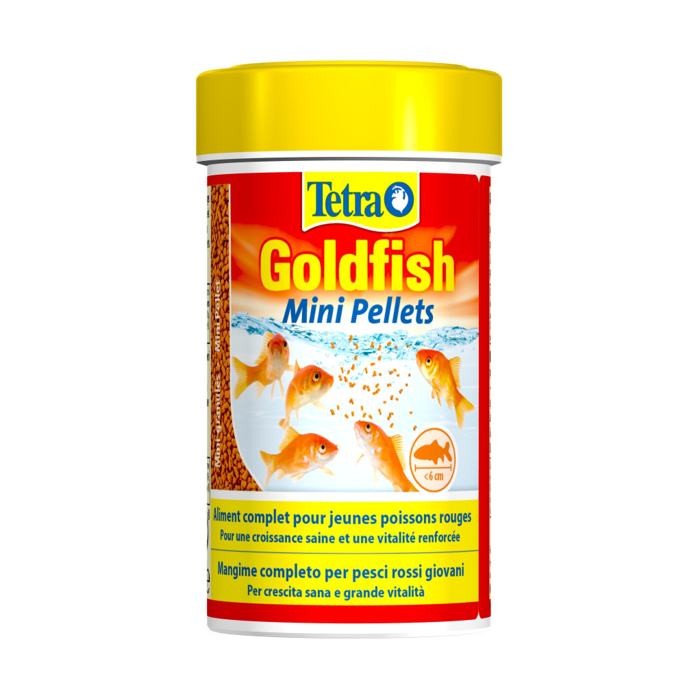 Goldfish mini pellets 42 g -100 ml aliment complet pour les jeunes poissons
