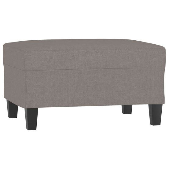 Repose-pied taupe 70x55x41 cm tissu