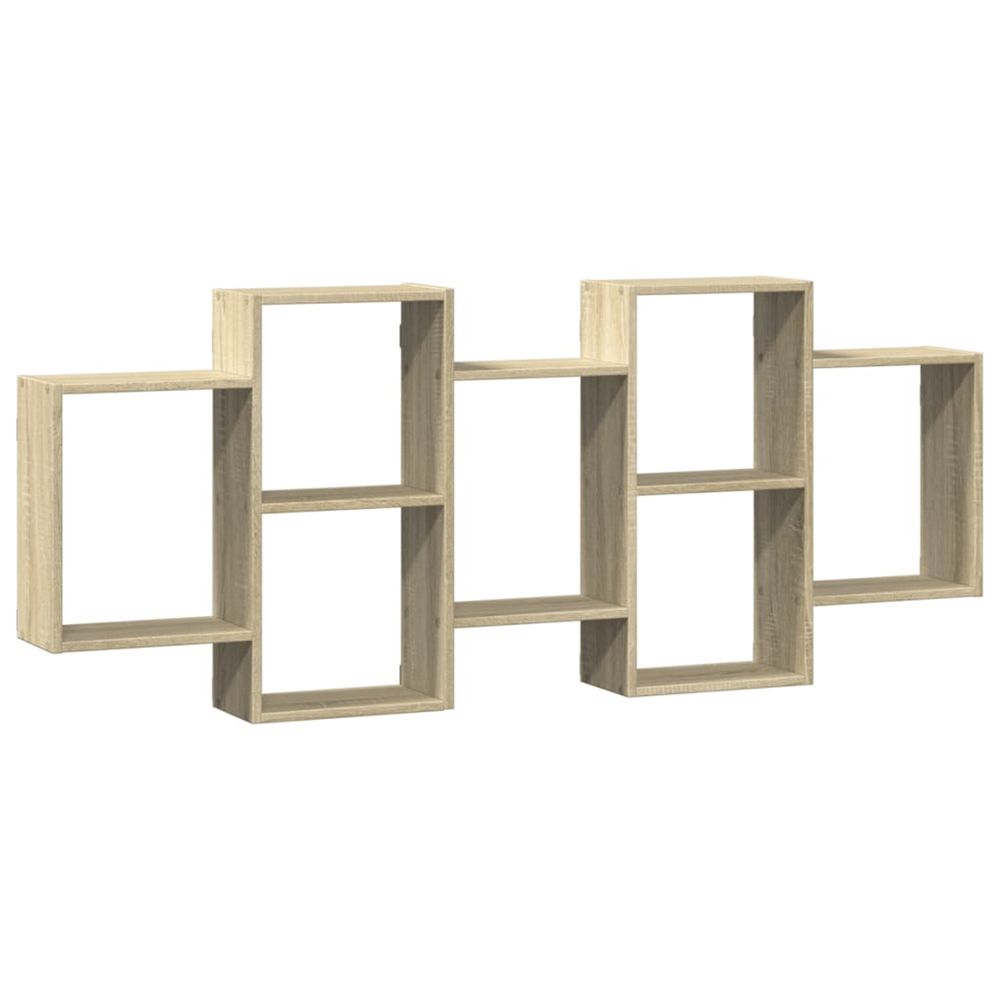 Étagère murale chêne sonoma 159x18x65 cm bois d'ingénierie
