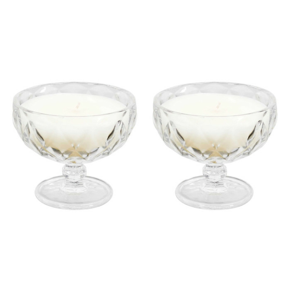Lot de 2 bougies parfumées déco 