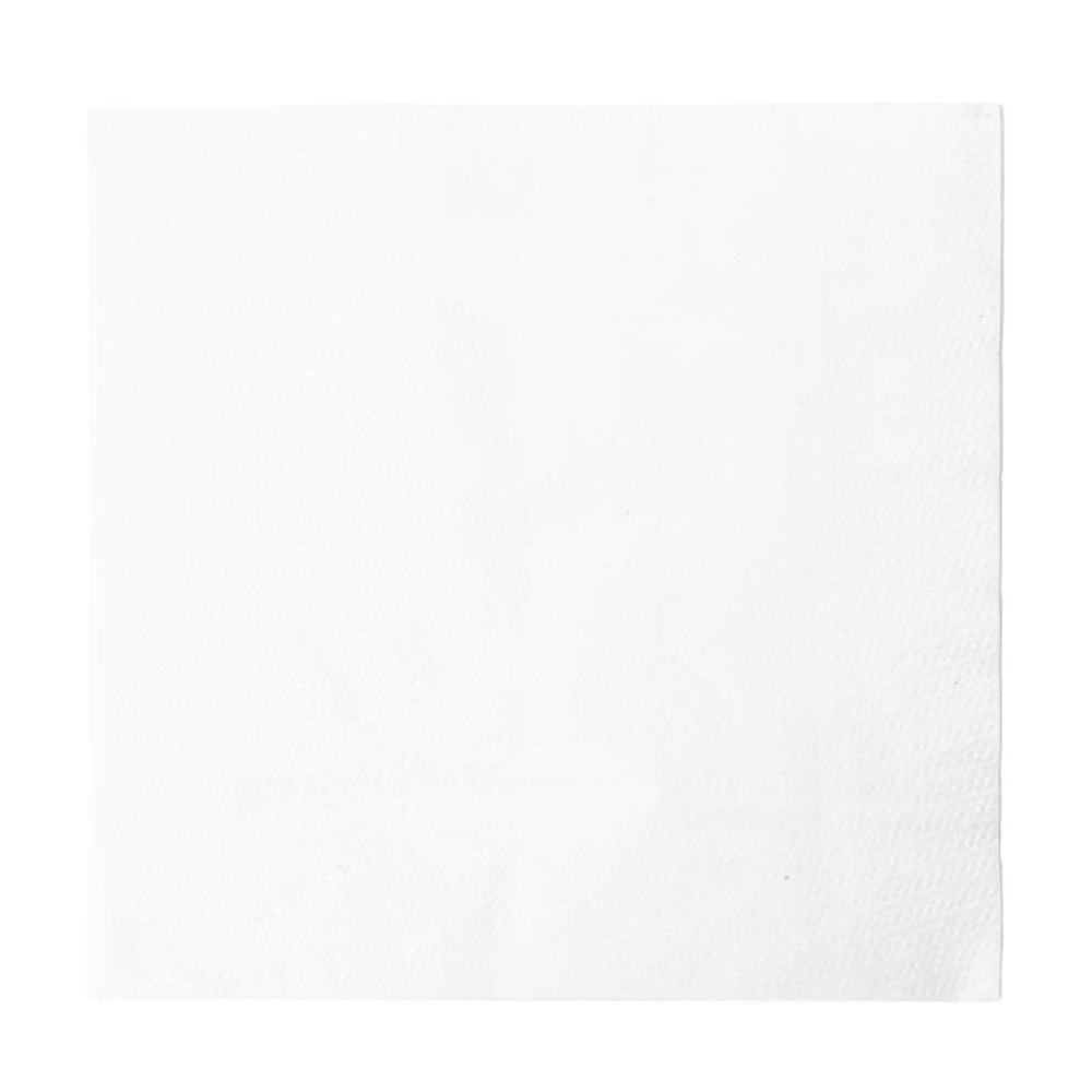 Serviette papier blanche snacking 330 mm - lot de 5000