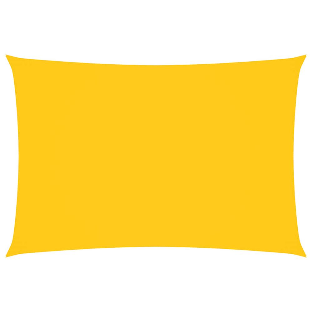 Voile de parasol tissu oxford rectangulaire 3x5 m jaune