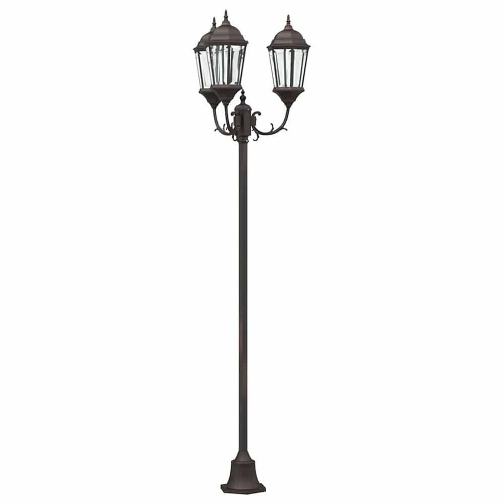 Lumière de jardin 57 x 49 x 241 cm aluminium et verre