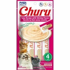 Collation pour chat inaba churu 4 x 14 g crevettes thon