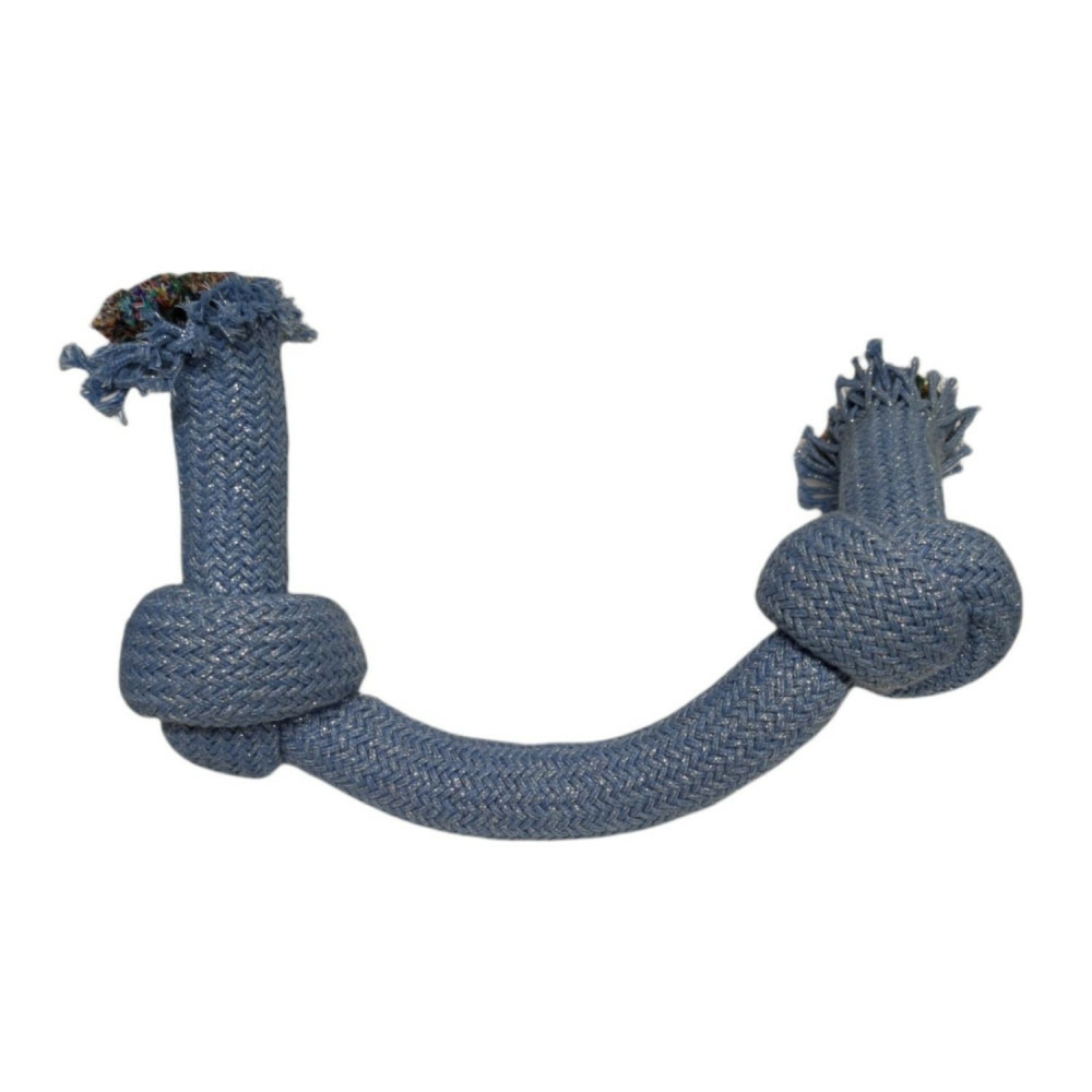 Corde cosmic 2 nœuds, taille ø 3 cm x 35 cm, jouet pour chien.