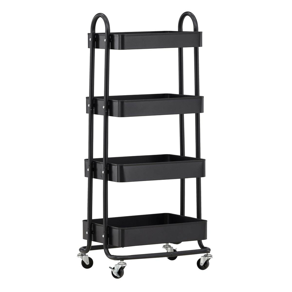 Étagère 4 niveaux en métal 